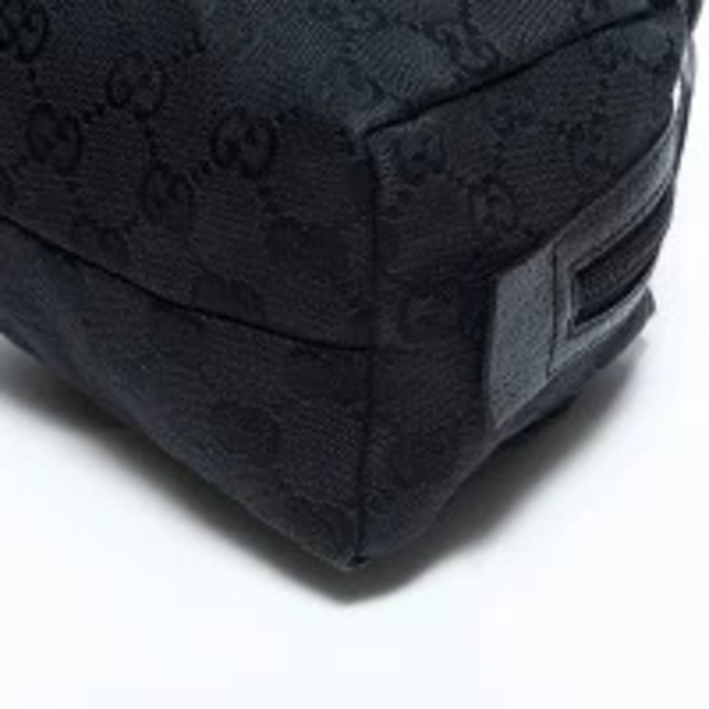 Gucci GG Canvas Clutch Boston Handbag Black - Picture 7 of 13